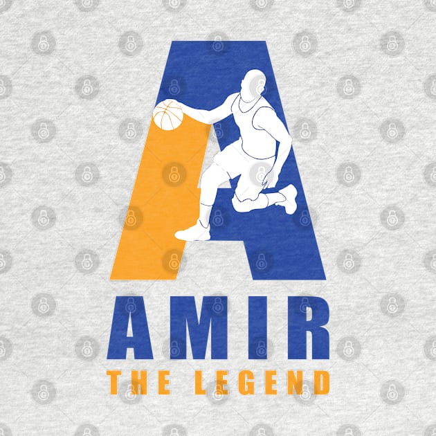 Amir Custom Player Basketball Your Name The Legend by Baseball Your Name